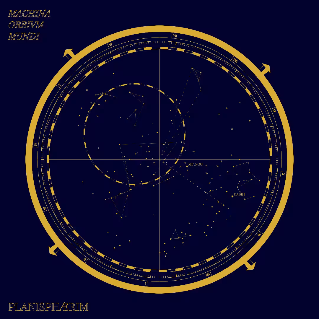 A Fictional Map Of Constellations #81
