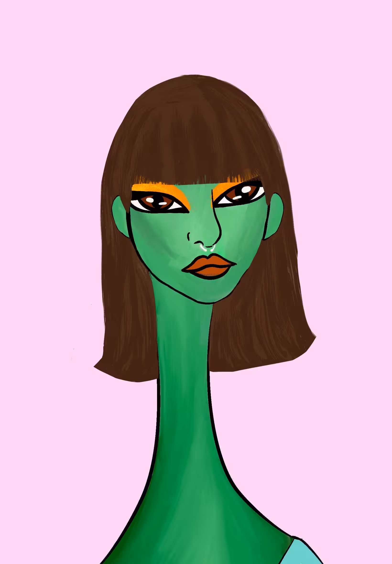 Long Neckie Ladies: Long Neckie Lady #2572