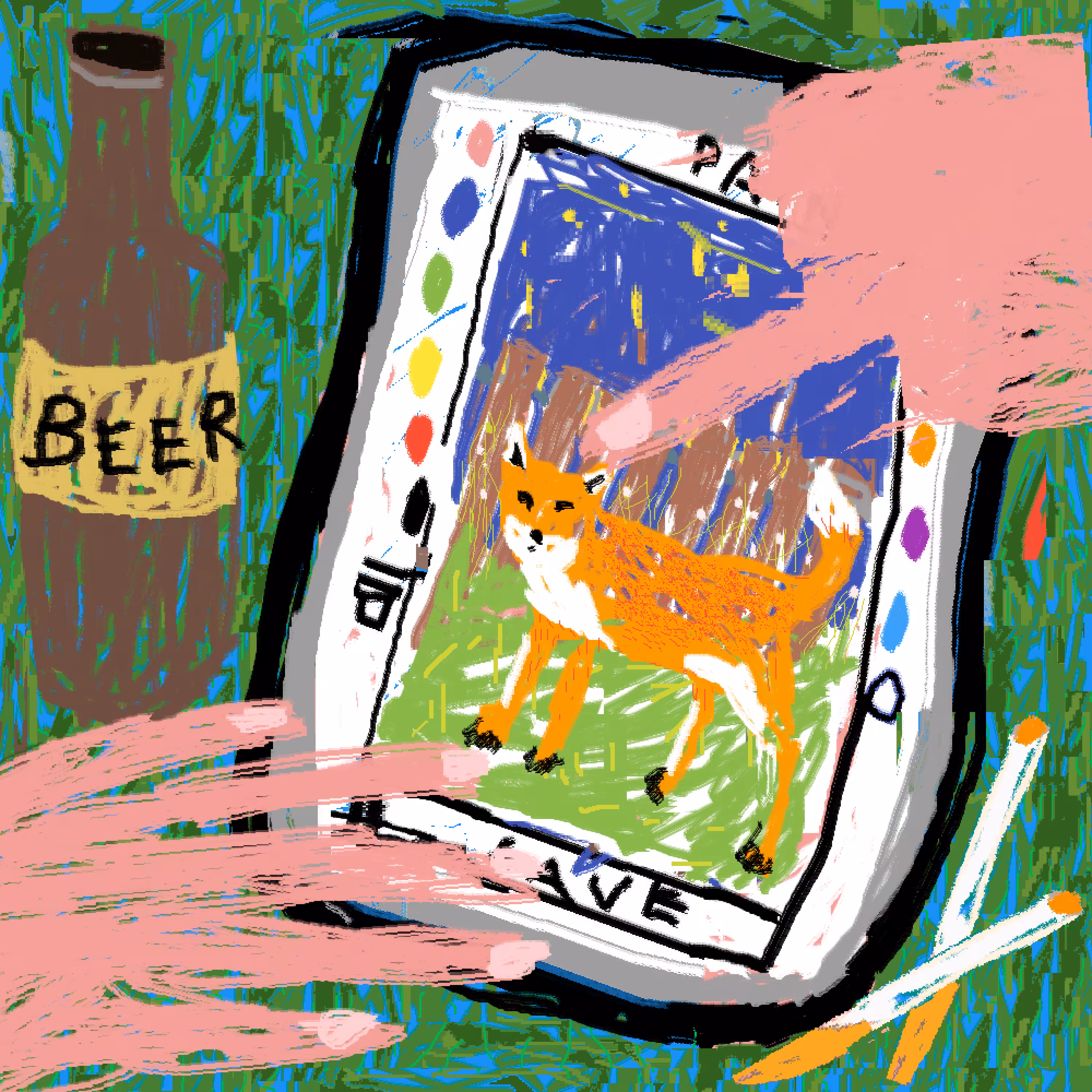 Plein Air: Fox Sighting 