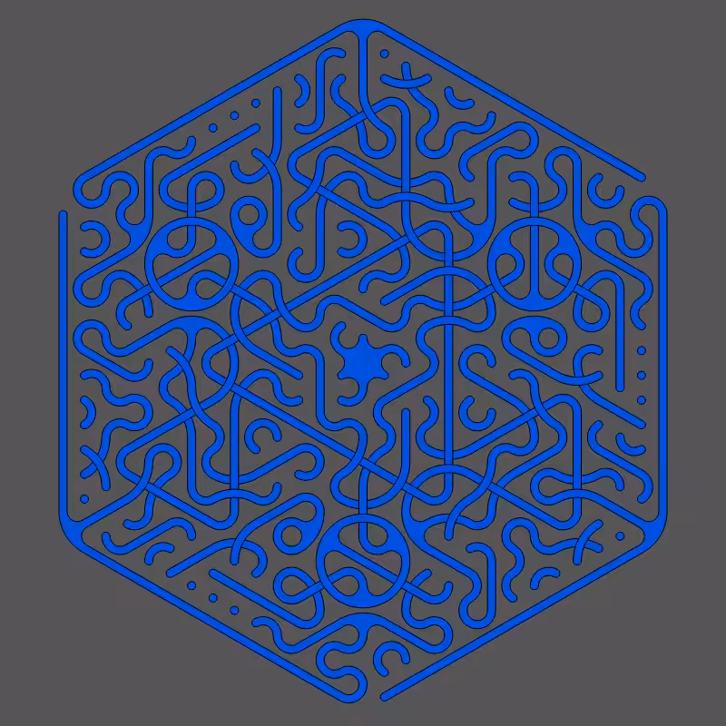 Threefold Symmetry - Dark Variations #166