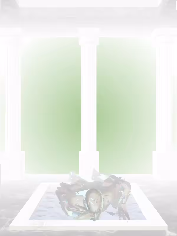 HeavenComputer: The Fading Athletic Chatoyant Amazonite Woman #5179