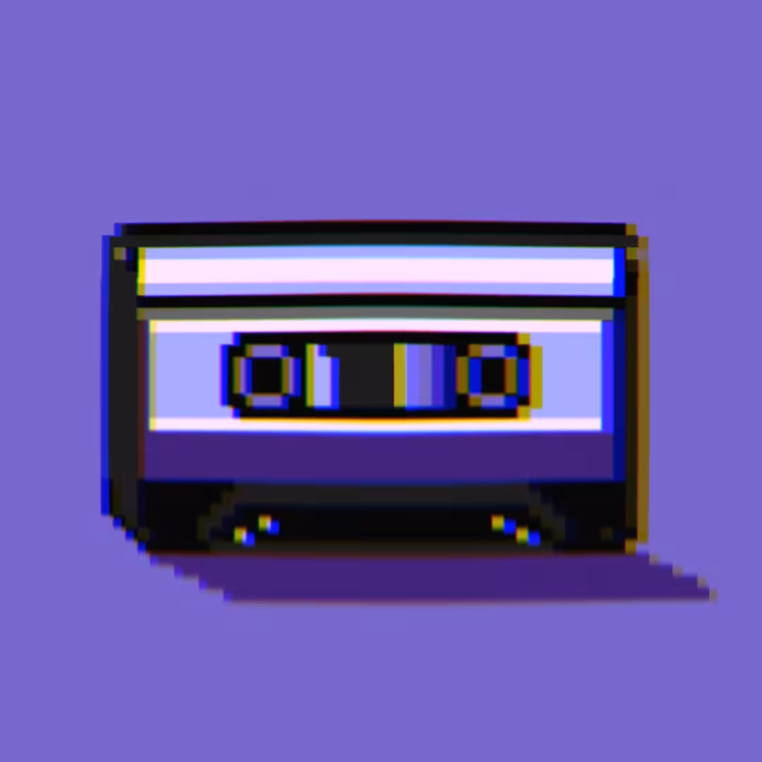 a tape cassette from 80s