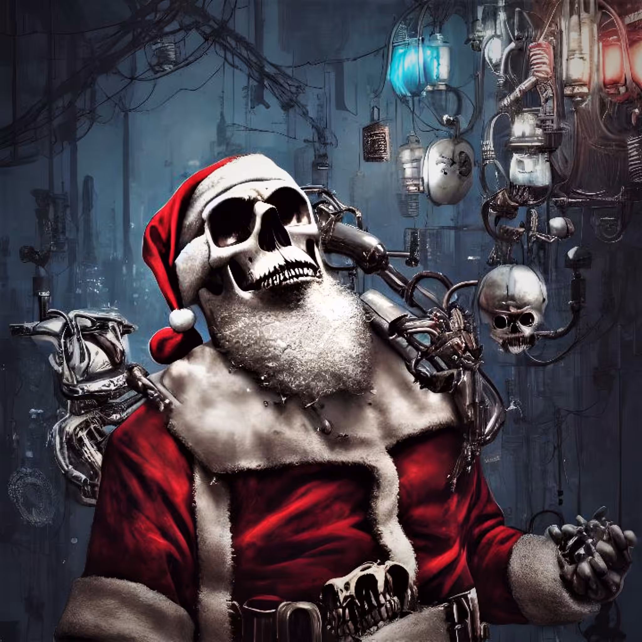 🎅CHRISTMAS SKULLS💀: 🎅CHRISTMAS SKULL💀 DAY 18