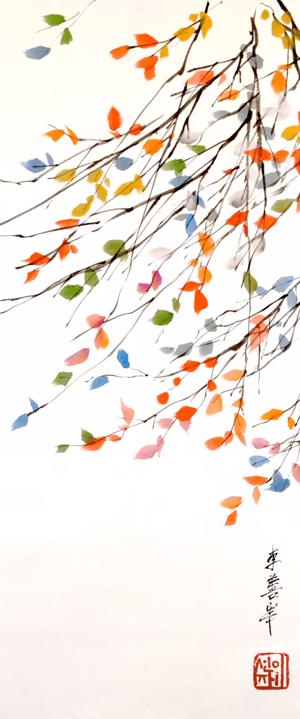 Bojagi Leaves 2