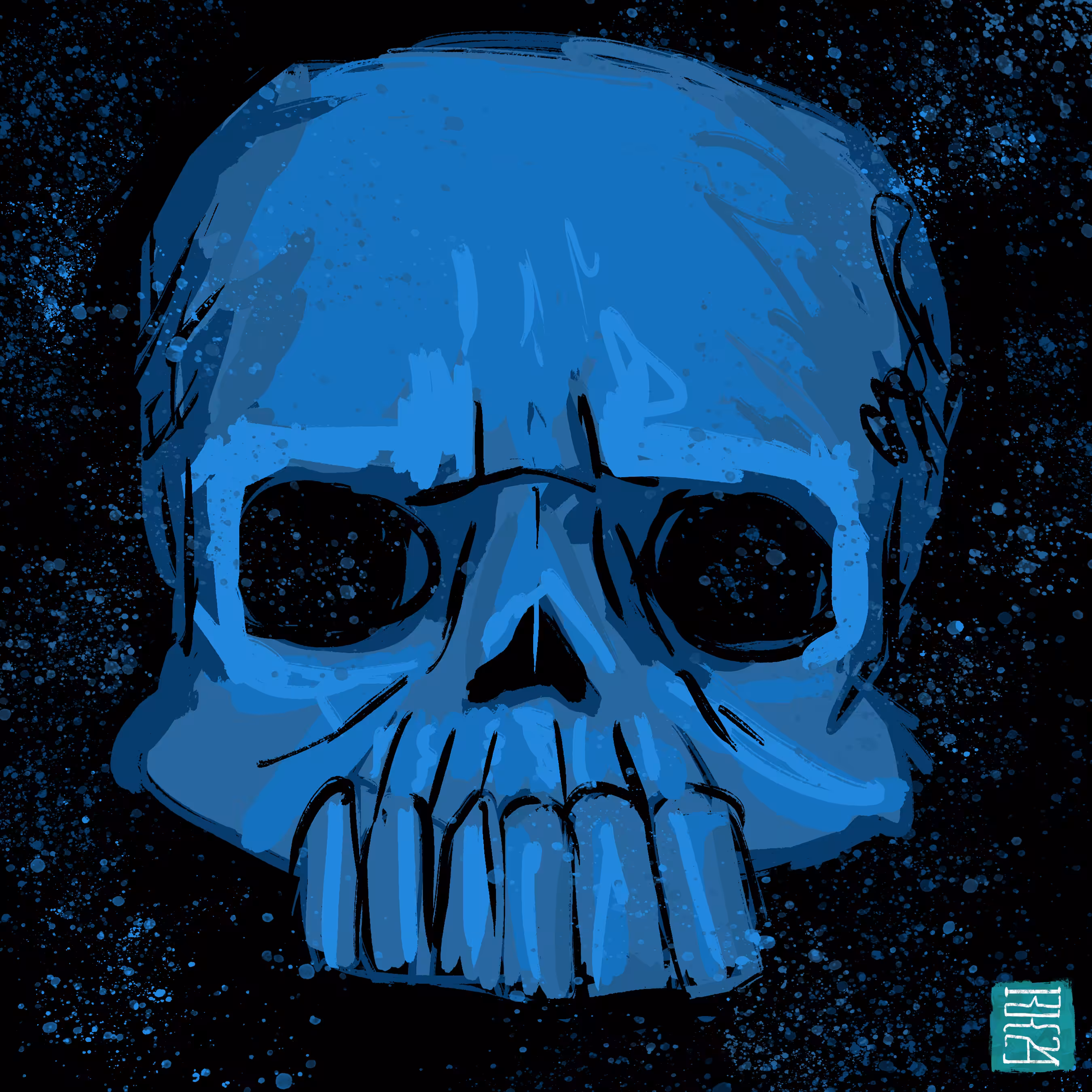 Cerulean Skull 