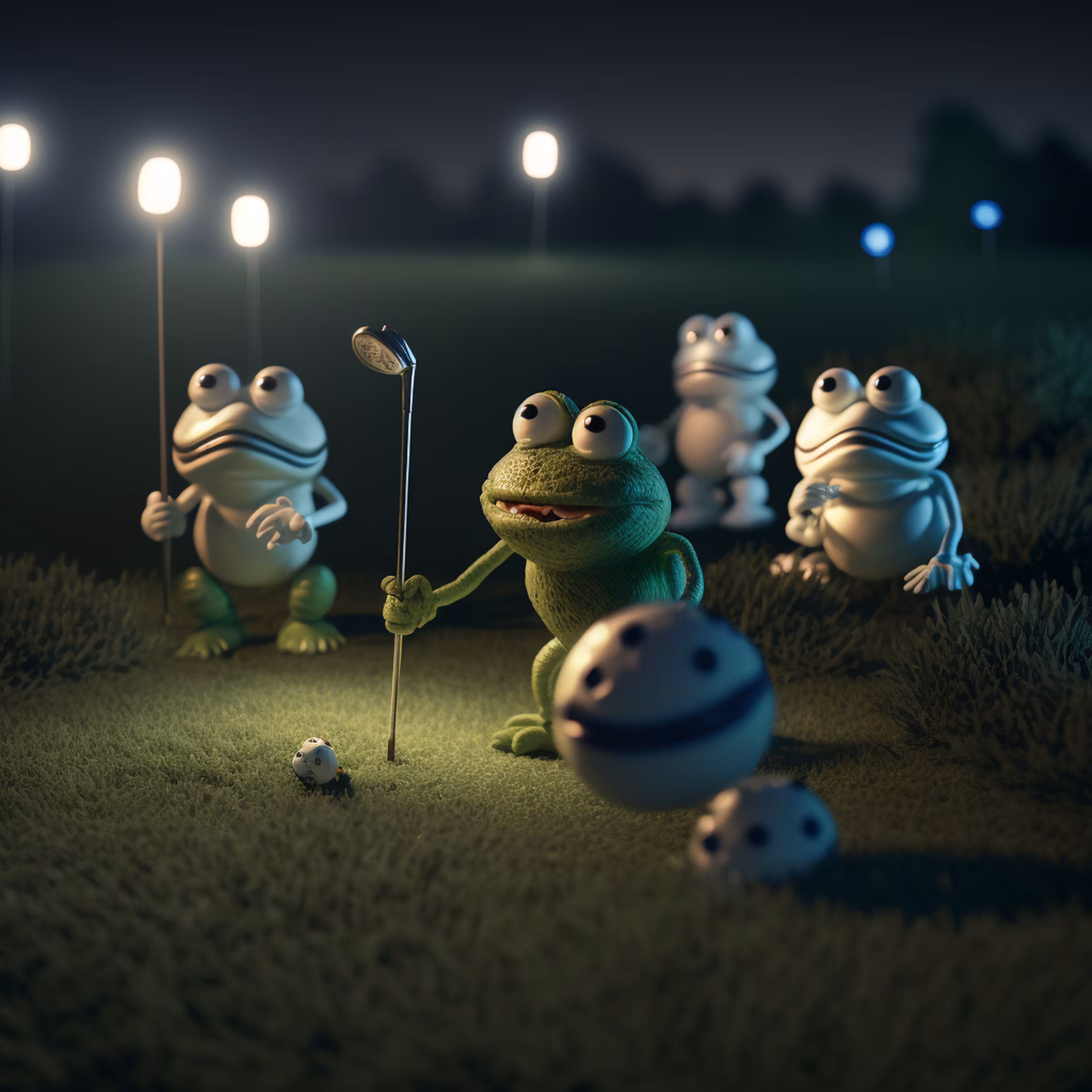 Pepe's World: Pepe golf time