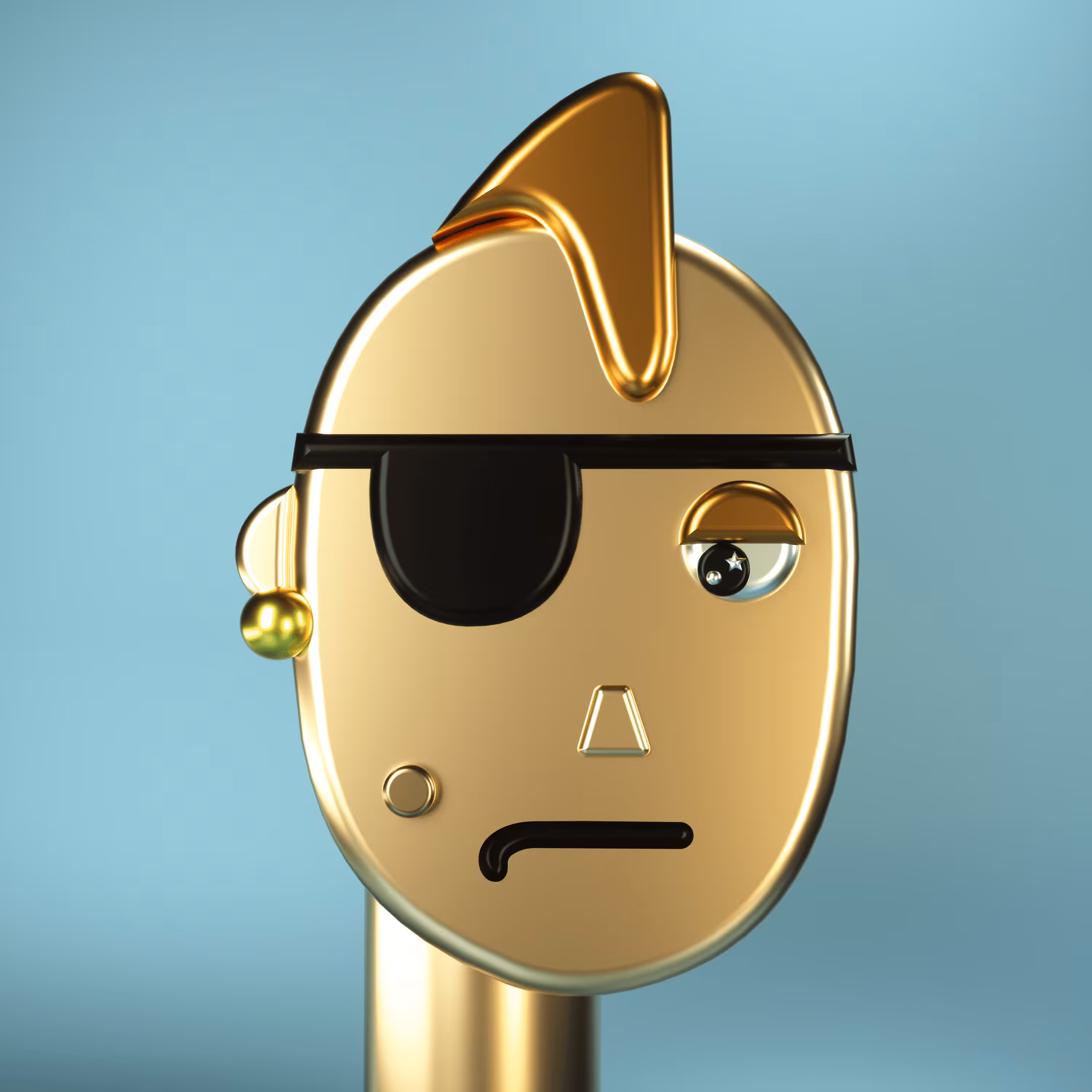 3D Chrome Punk #0415