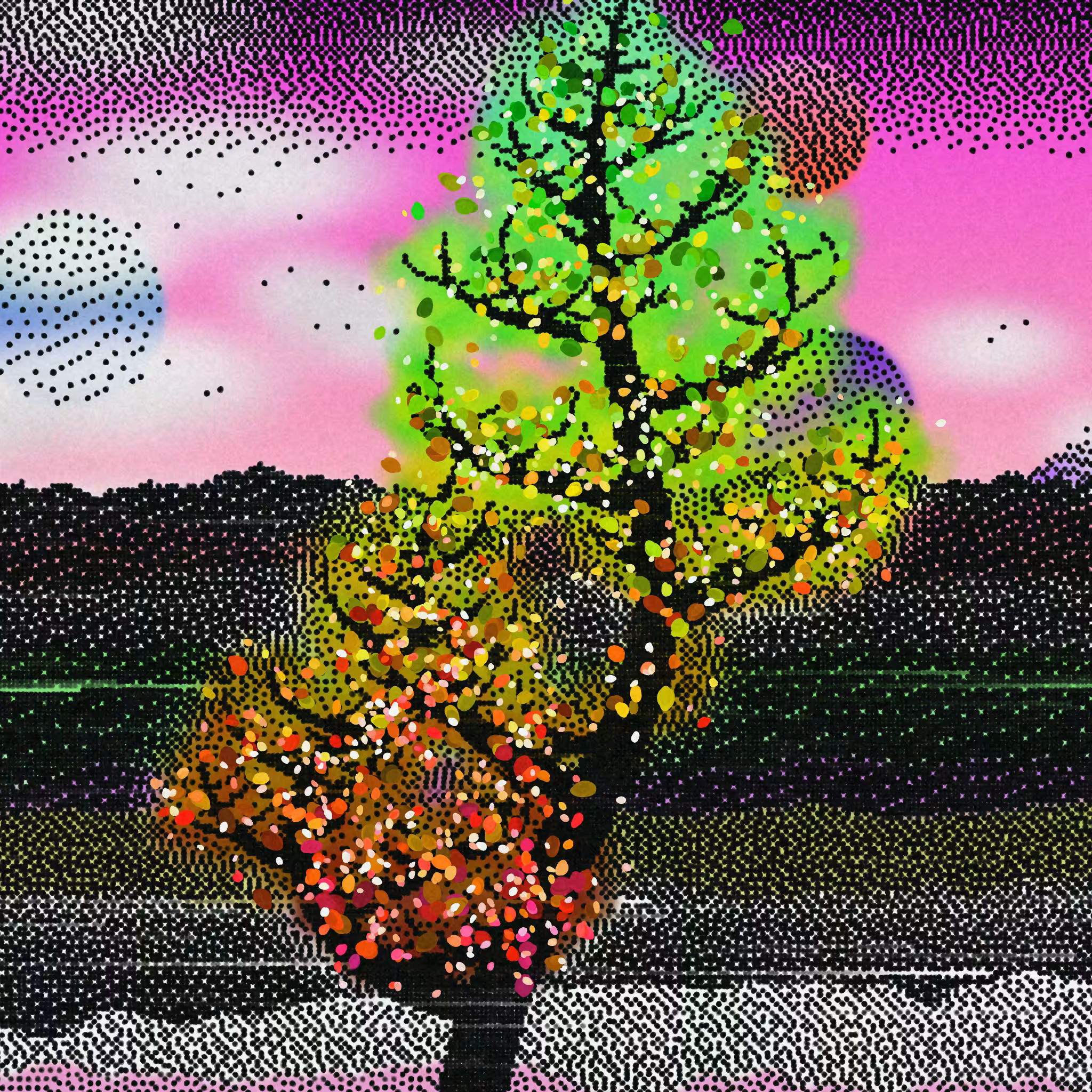 Dithered Branches #227