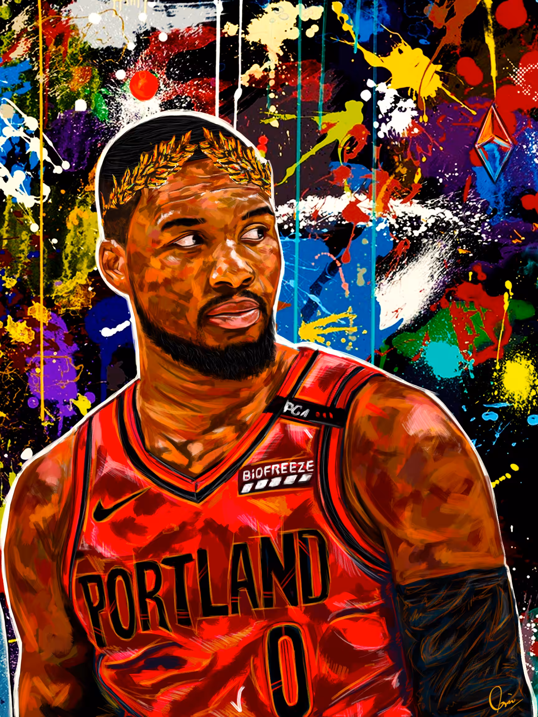 Damian Lilliard - The Warriors Crest