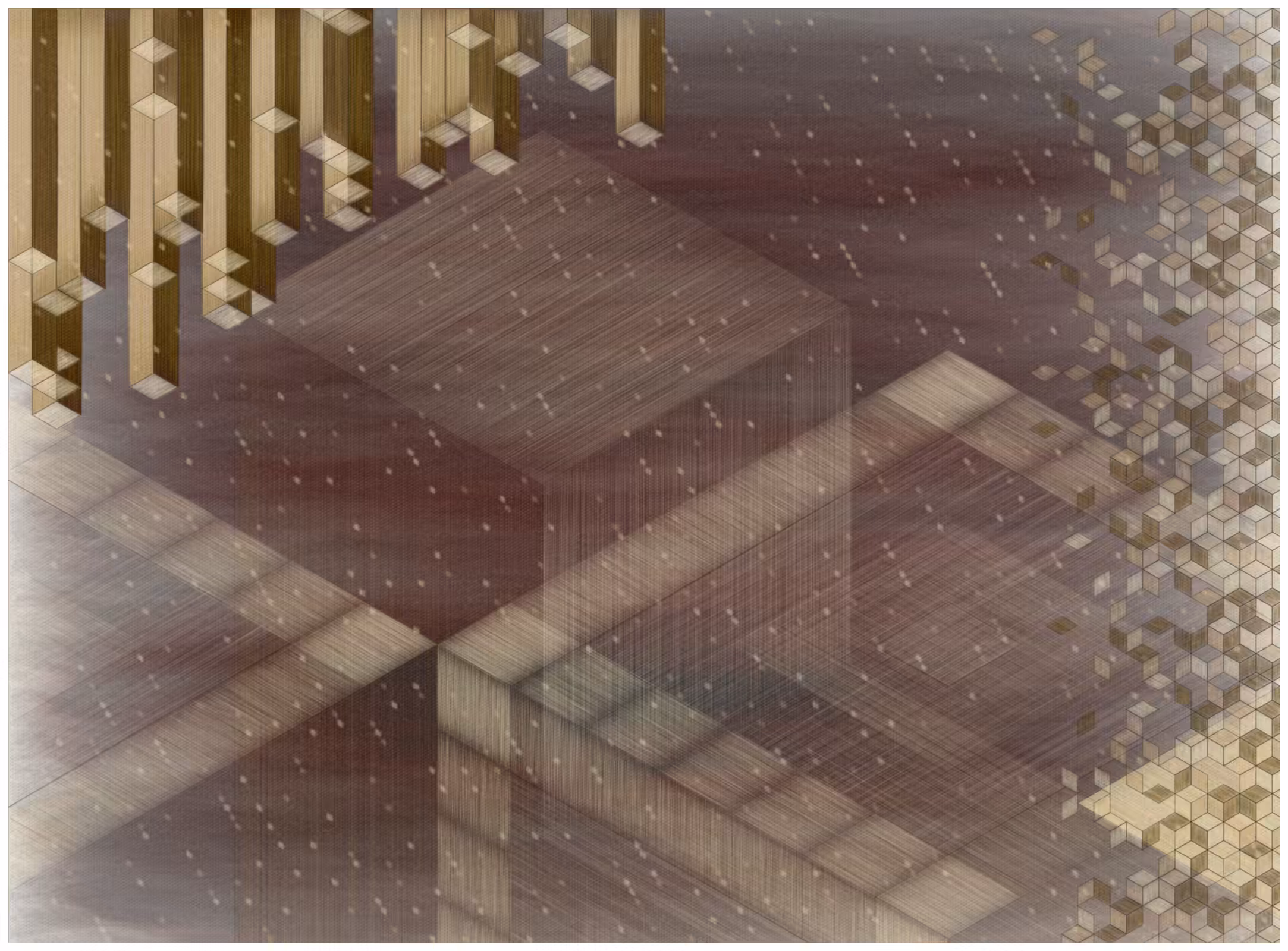 View From Our Window Depicted In Rhombuses #75