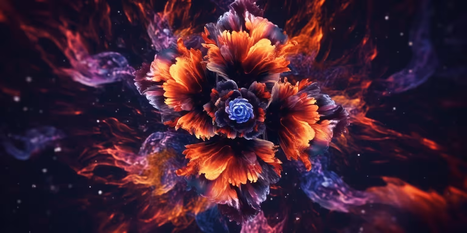 AI Florals: Floral Nebula 7