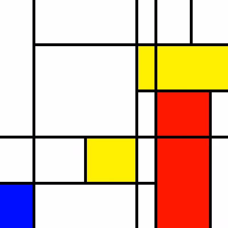 compositioninredblueandyellow.art, (NFT) #26