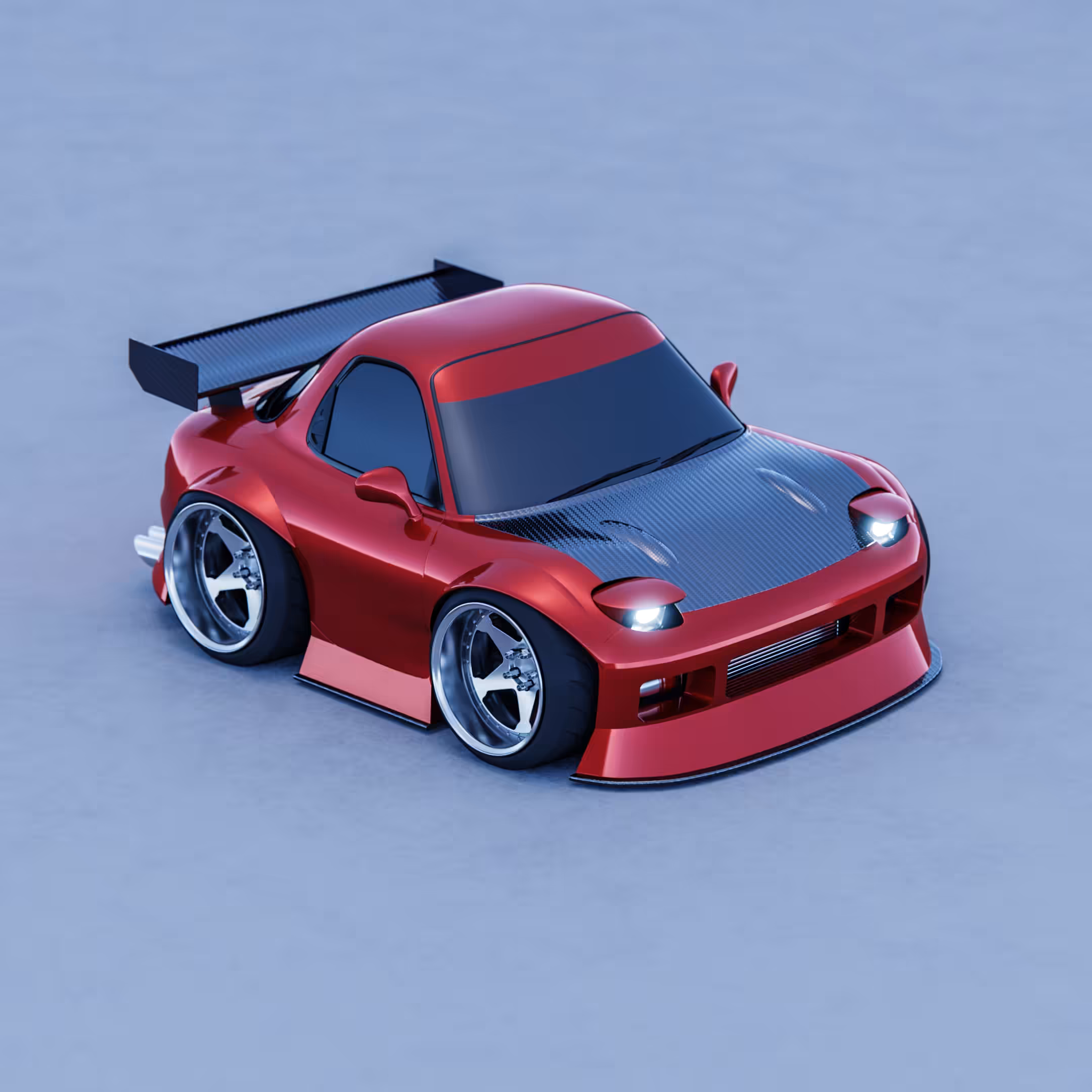 CARtoon RX7 FD - (Red Drift Edition)