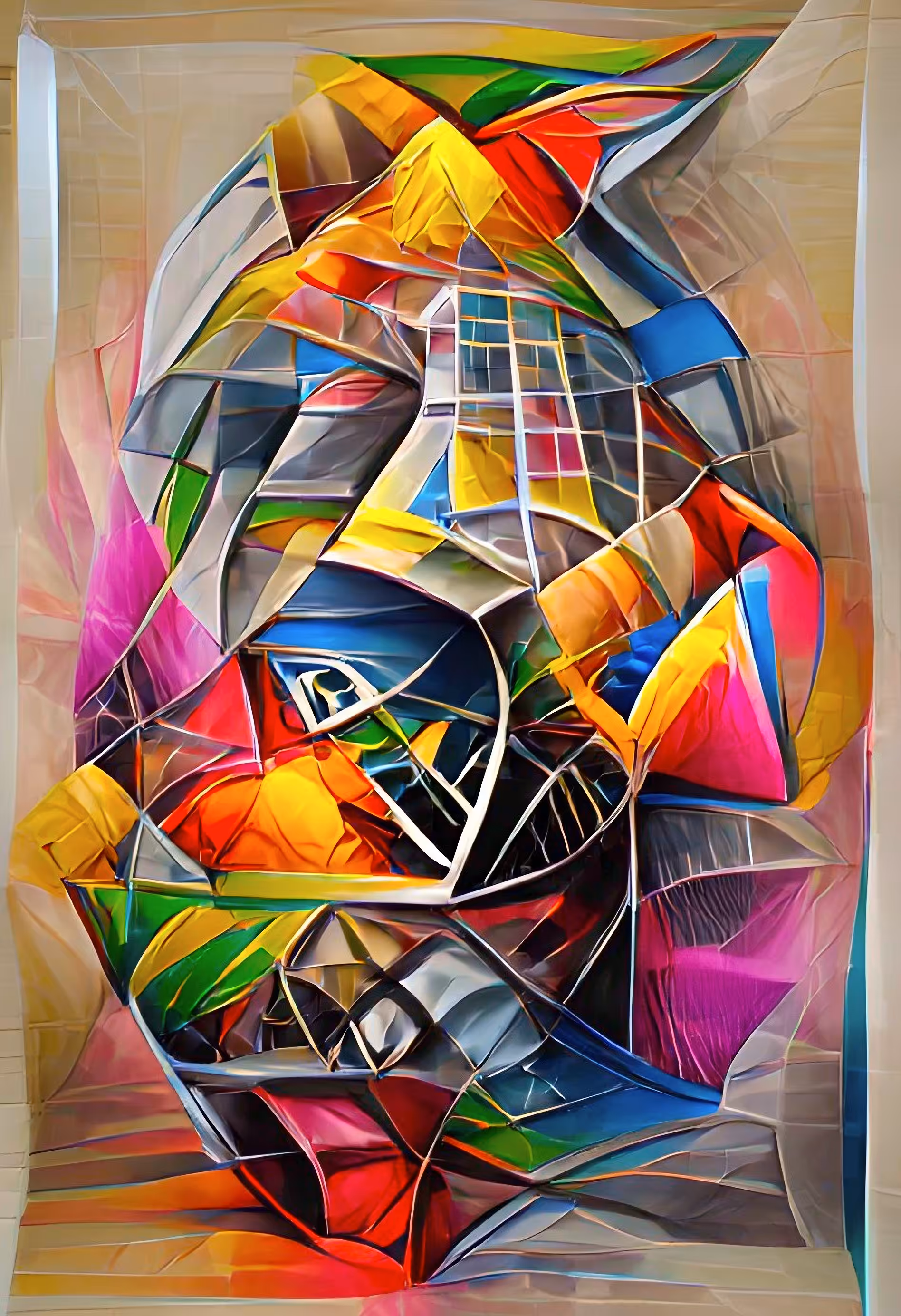 AI Abstract - Paint Grenade