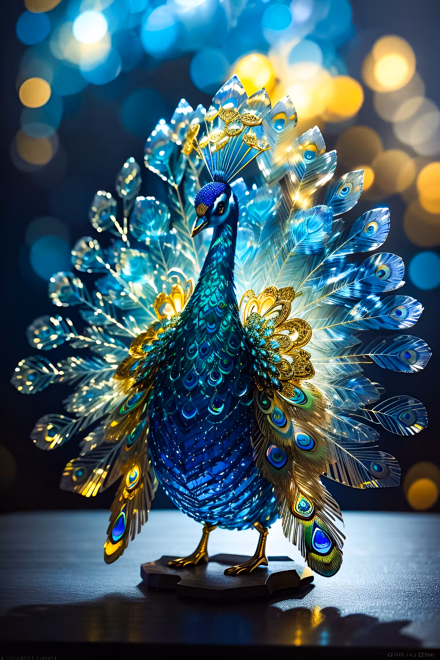 Ethereal radiance #09 : peacock