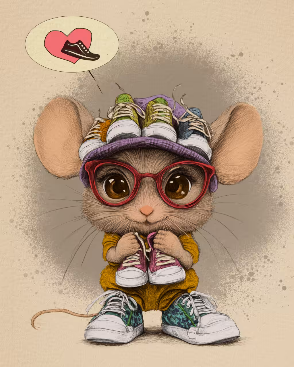 The Mouse who loves Sneakers