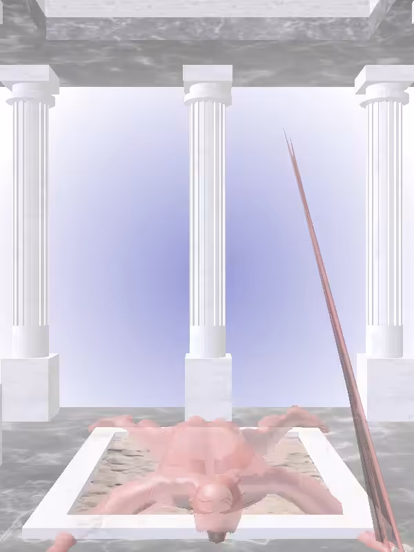 HeavenComputer: The Fading Rising Sealwax Red Man #3851