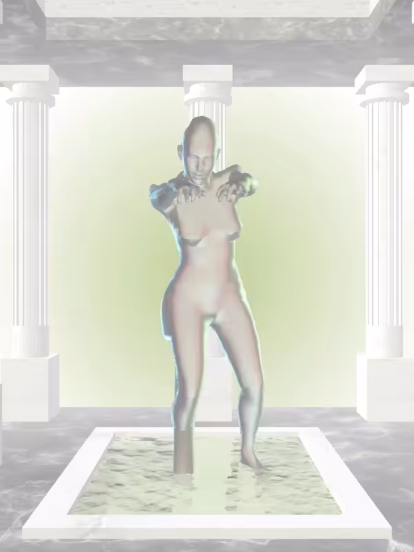 HeavenComputer: The Undying Chatoyant Amazonite Woman #5209