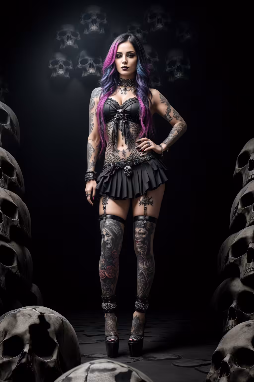 Skulls and Lace