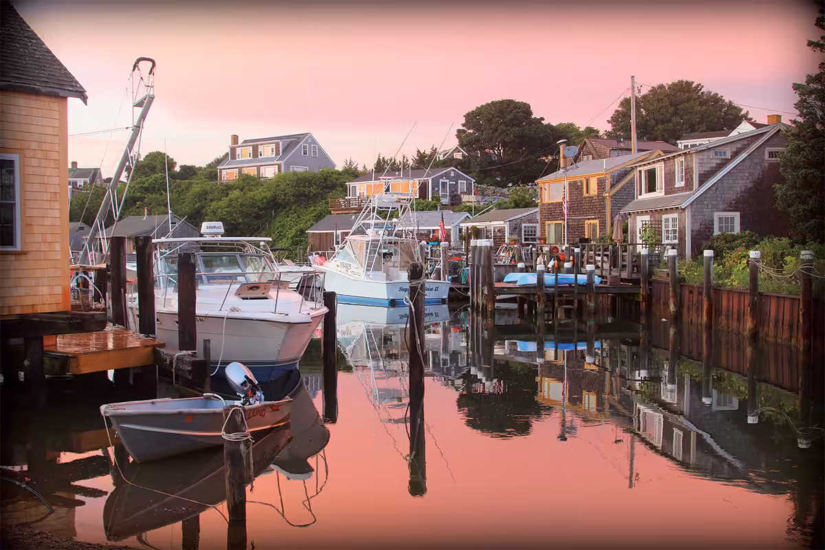 Rosy Menemsha Sunset