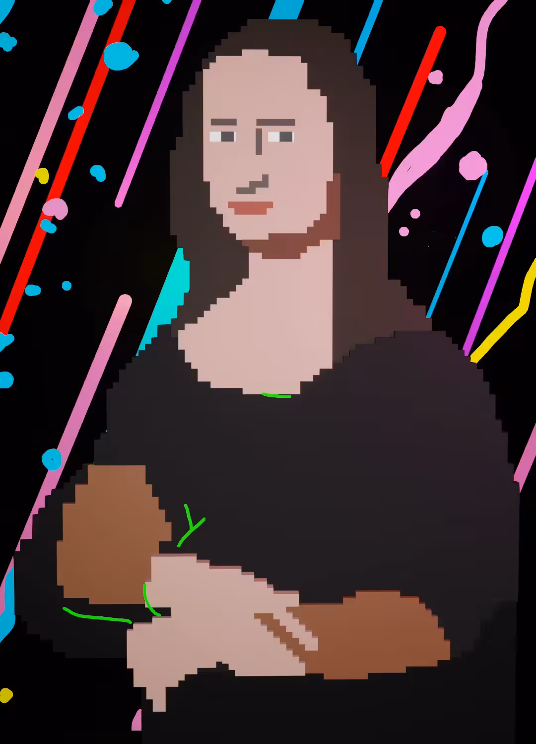 monalisa grease pencil