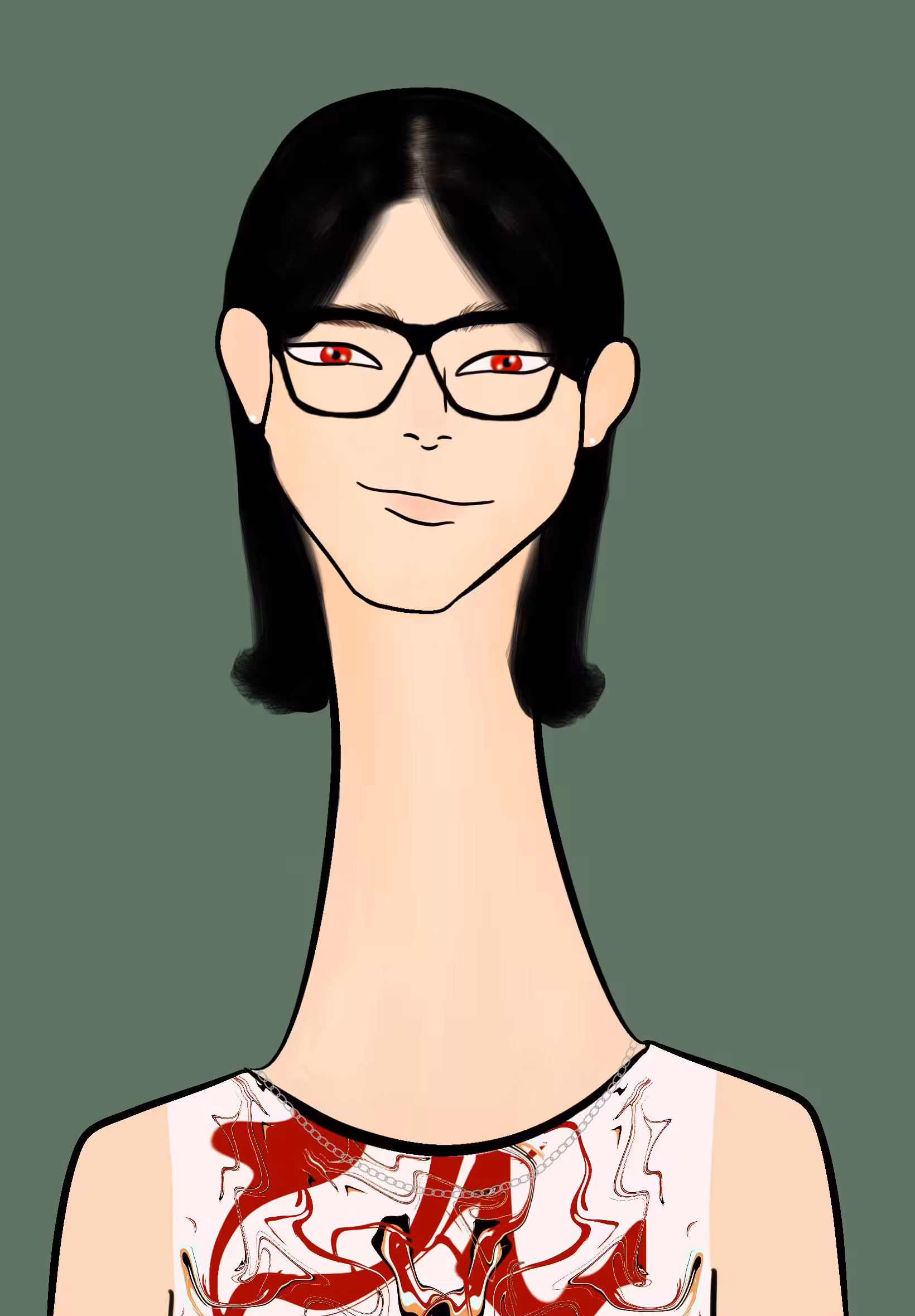 Long Neckie Fellas #2933