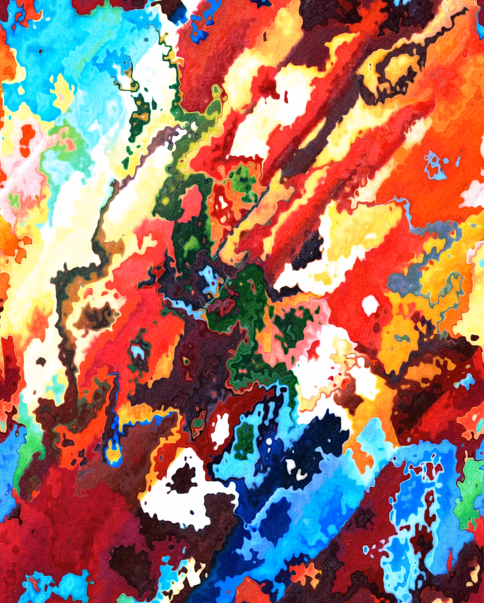 Bromeliad colour melt
