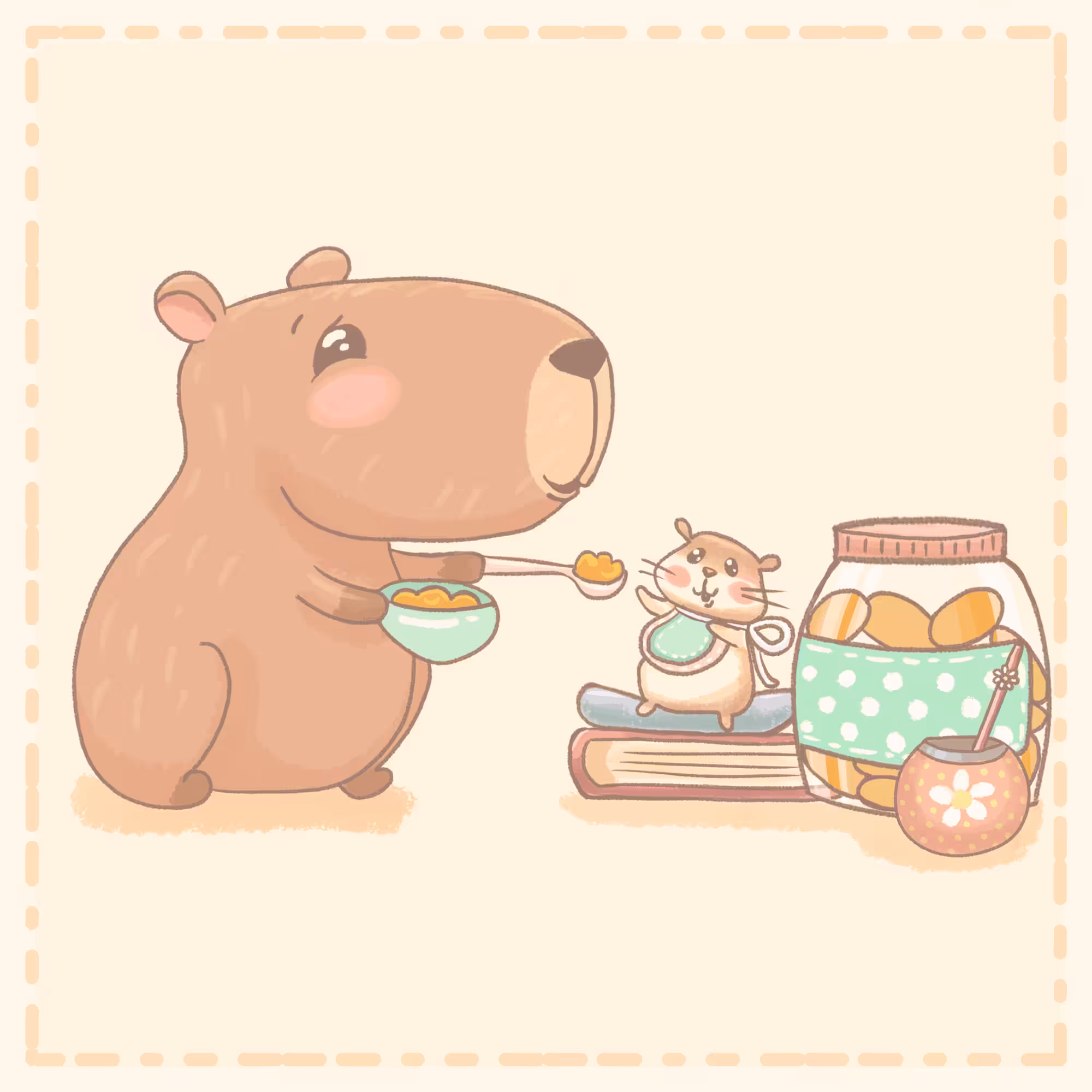 Capybara and Tito