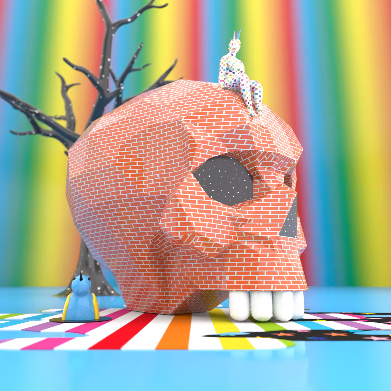 Skull House - Brick Skin Edition