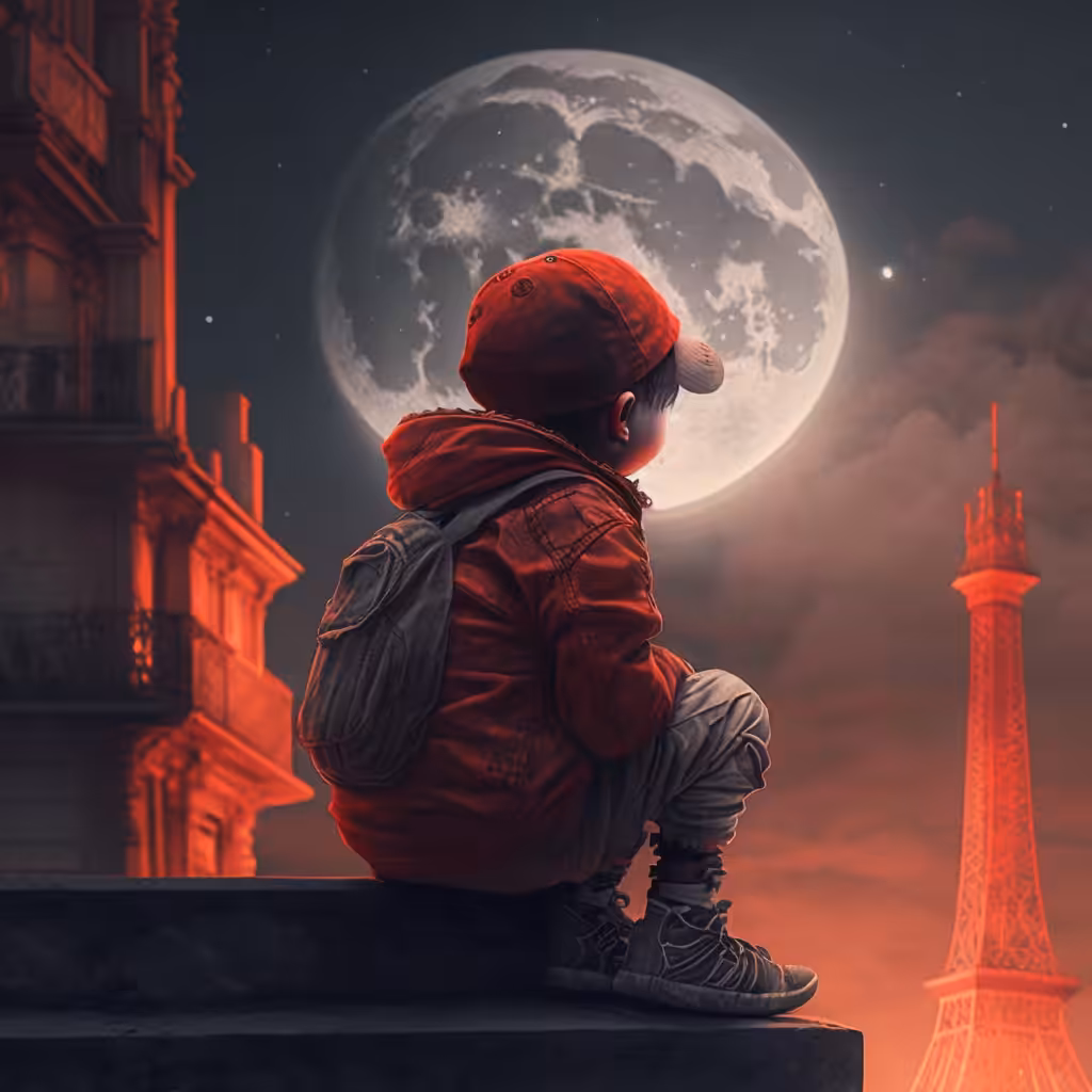 Moonboy in Paris