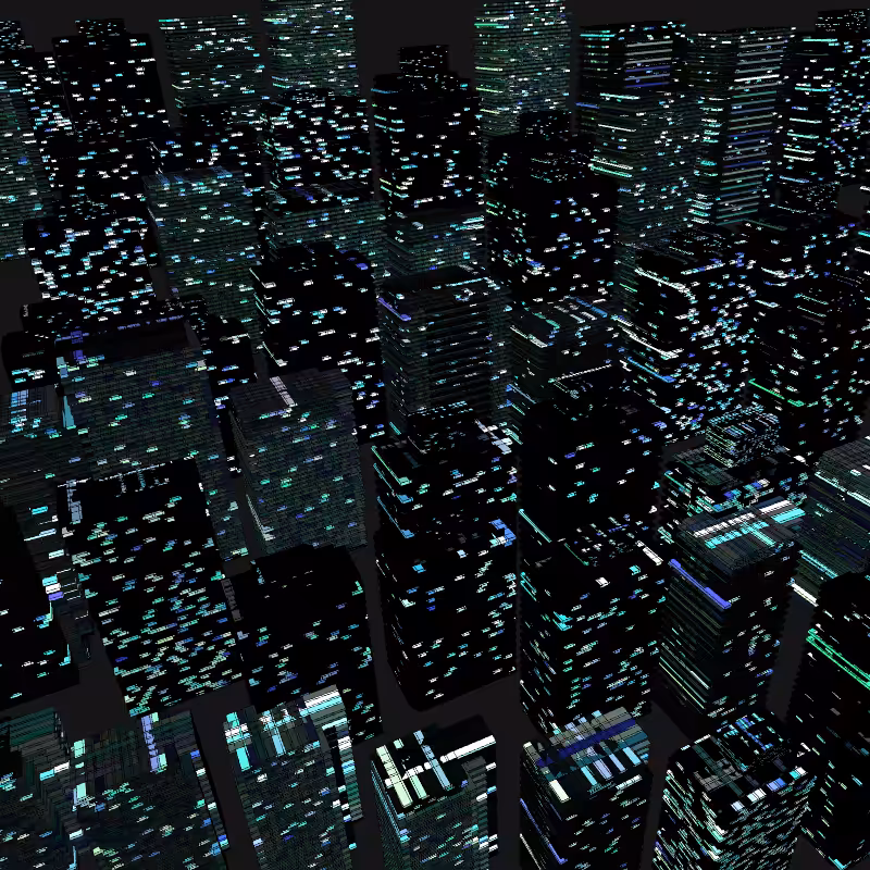 Night city glow #93