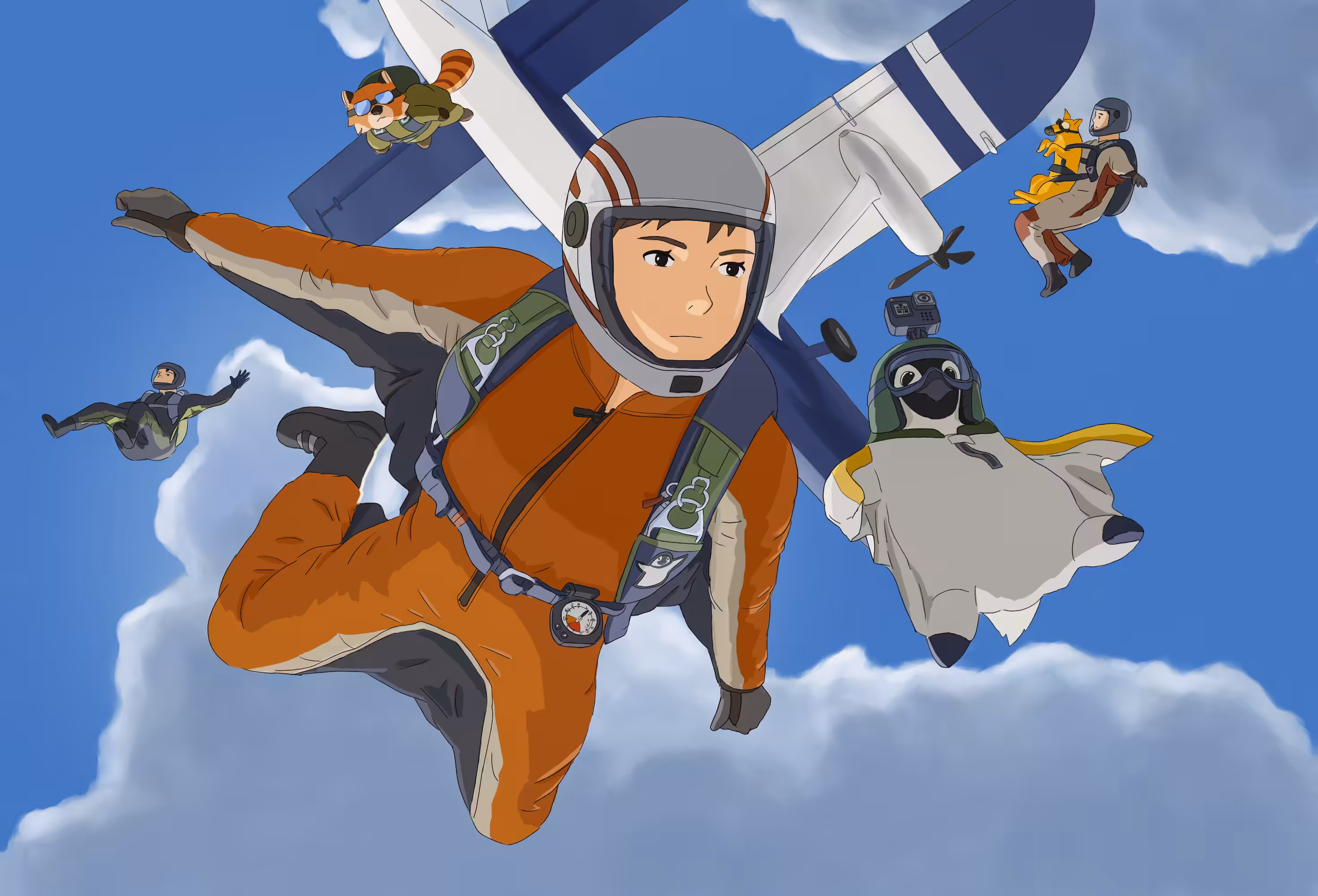 The Mid-Air Waddle