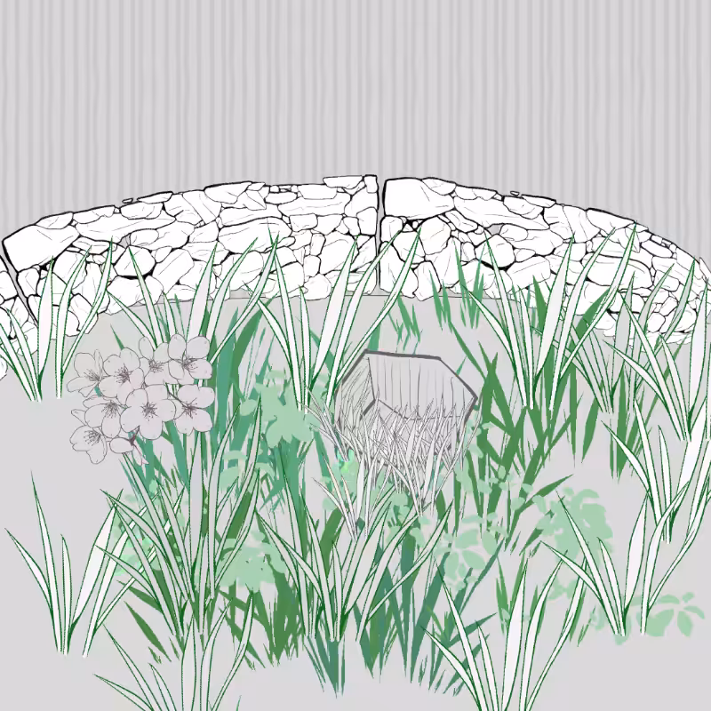 Wild Grass and Rubble #143