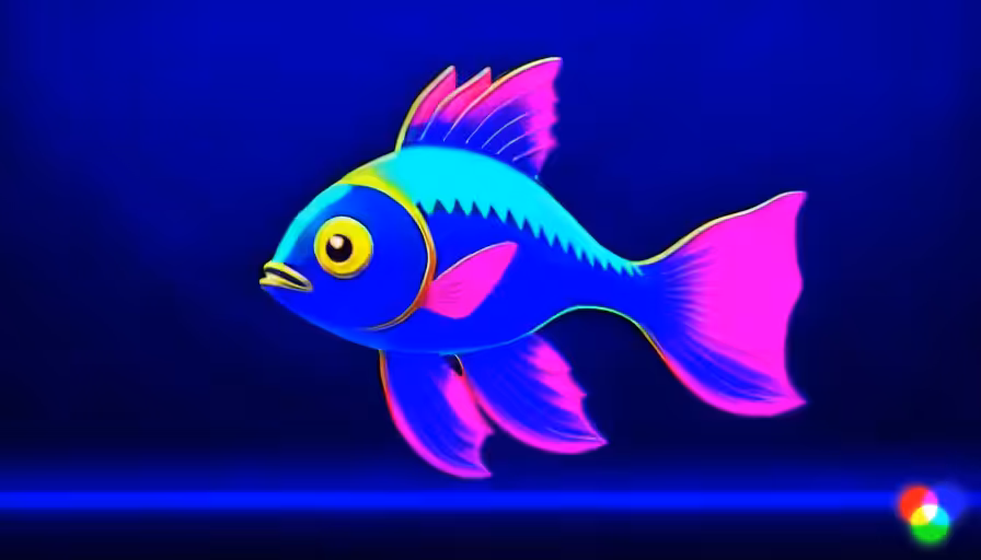 blue fish
