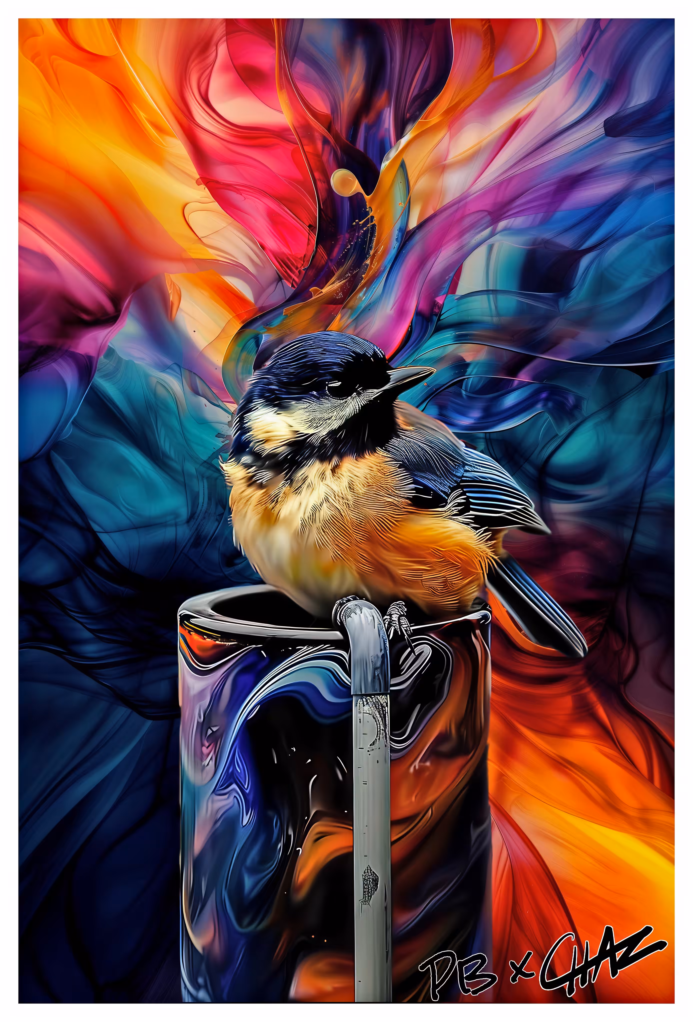 Vibrant Tit