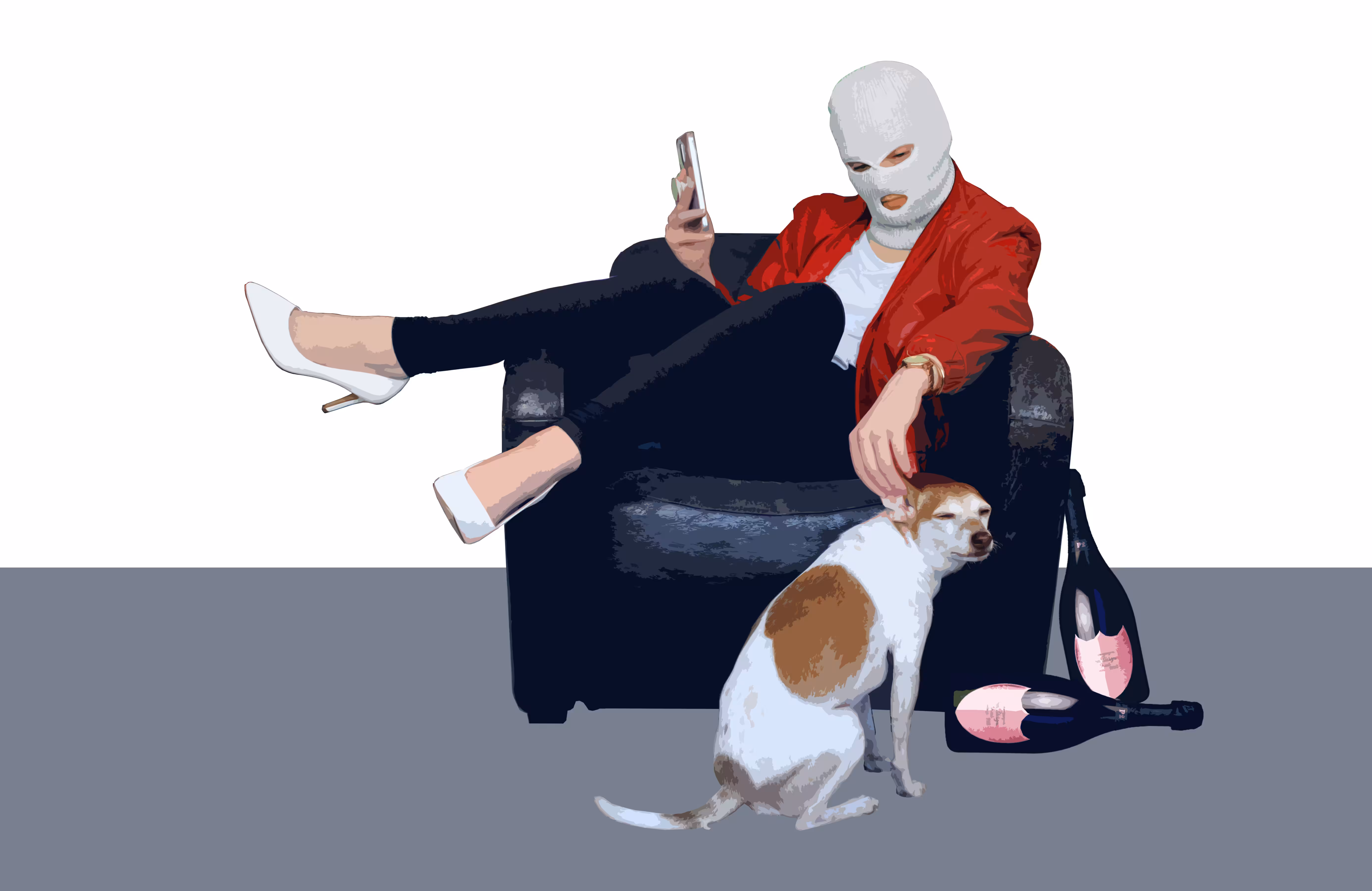 'Left 'em on read and I'm taking the dog'