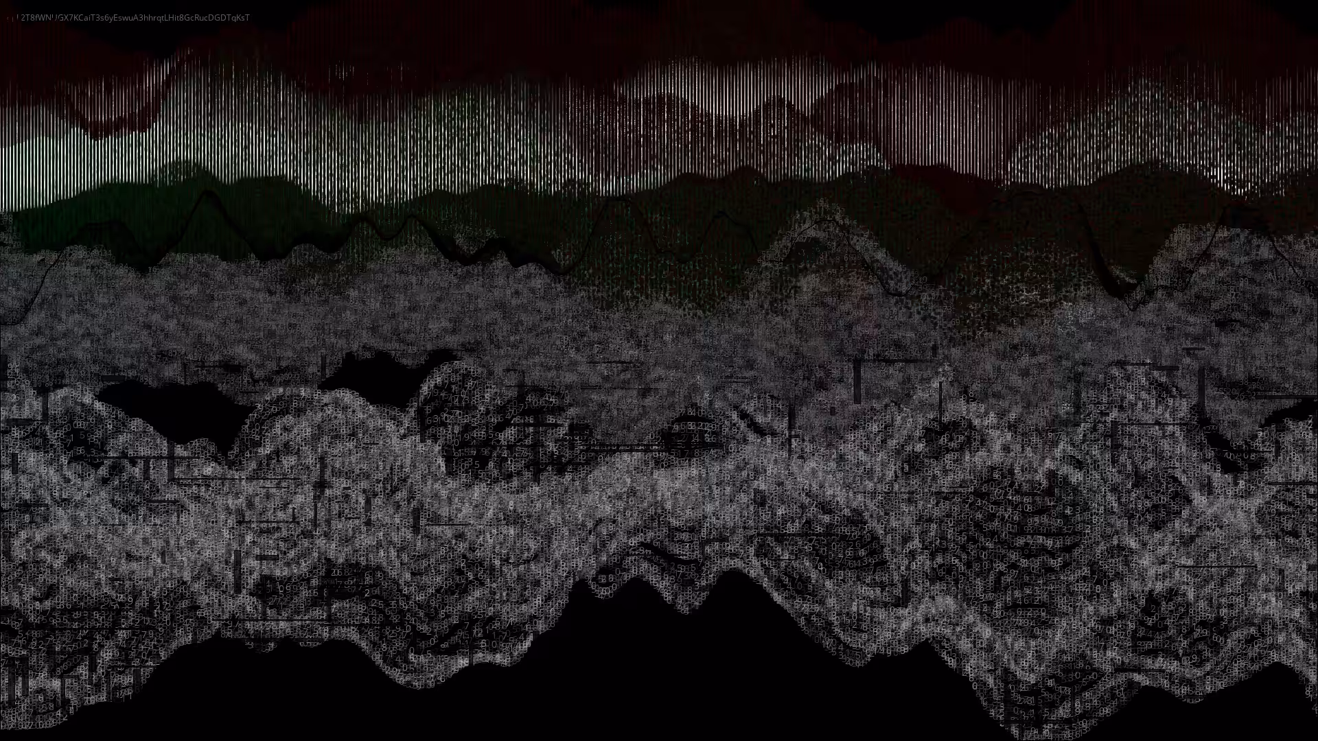 Pixel rain in a data landsacape #65