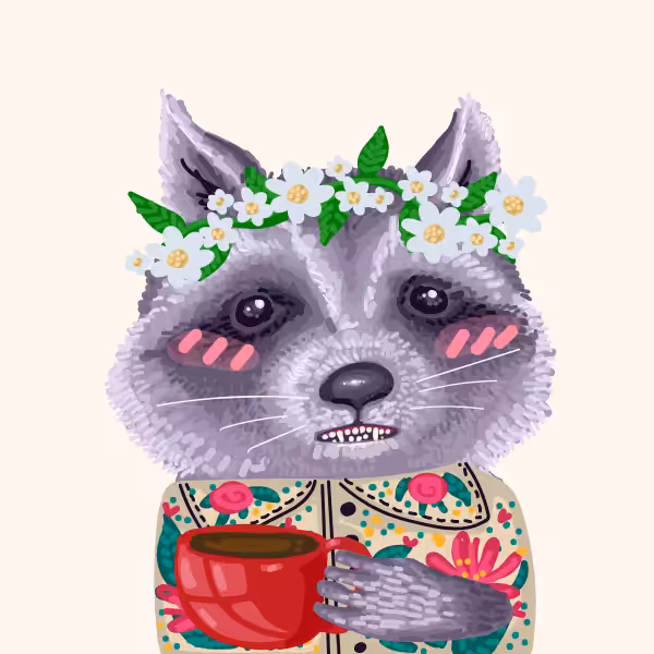 Cool Raccoon Collection #32