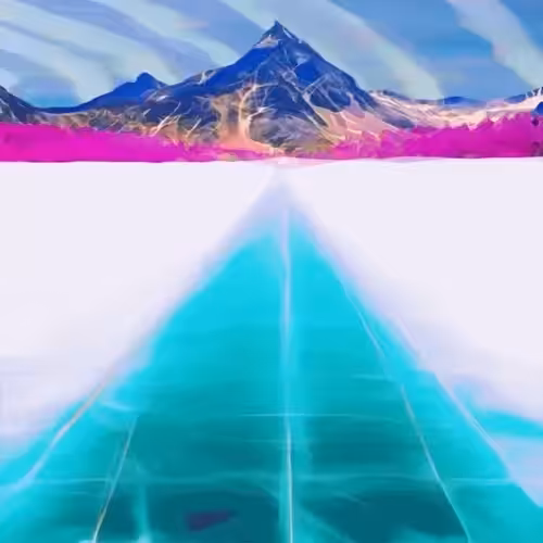 Generated Glitch Landscape #3