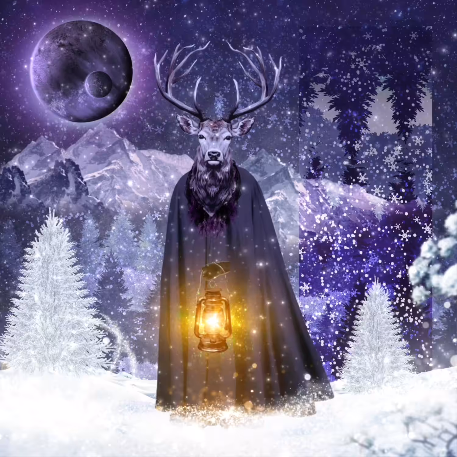 The Guiding Light on a Silent Night
