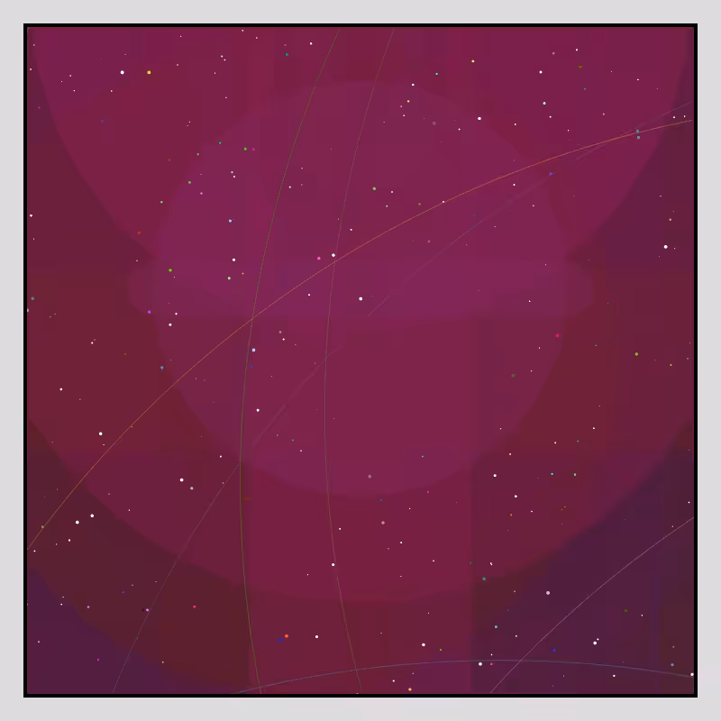 Color Field Starry B #131