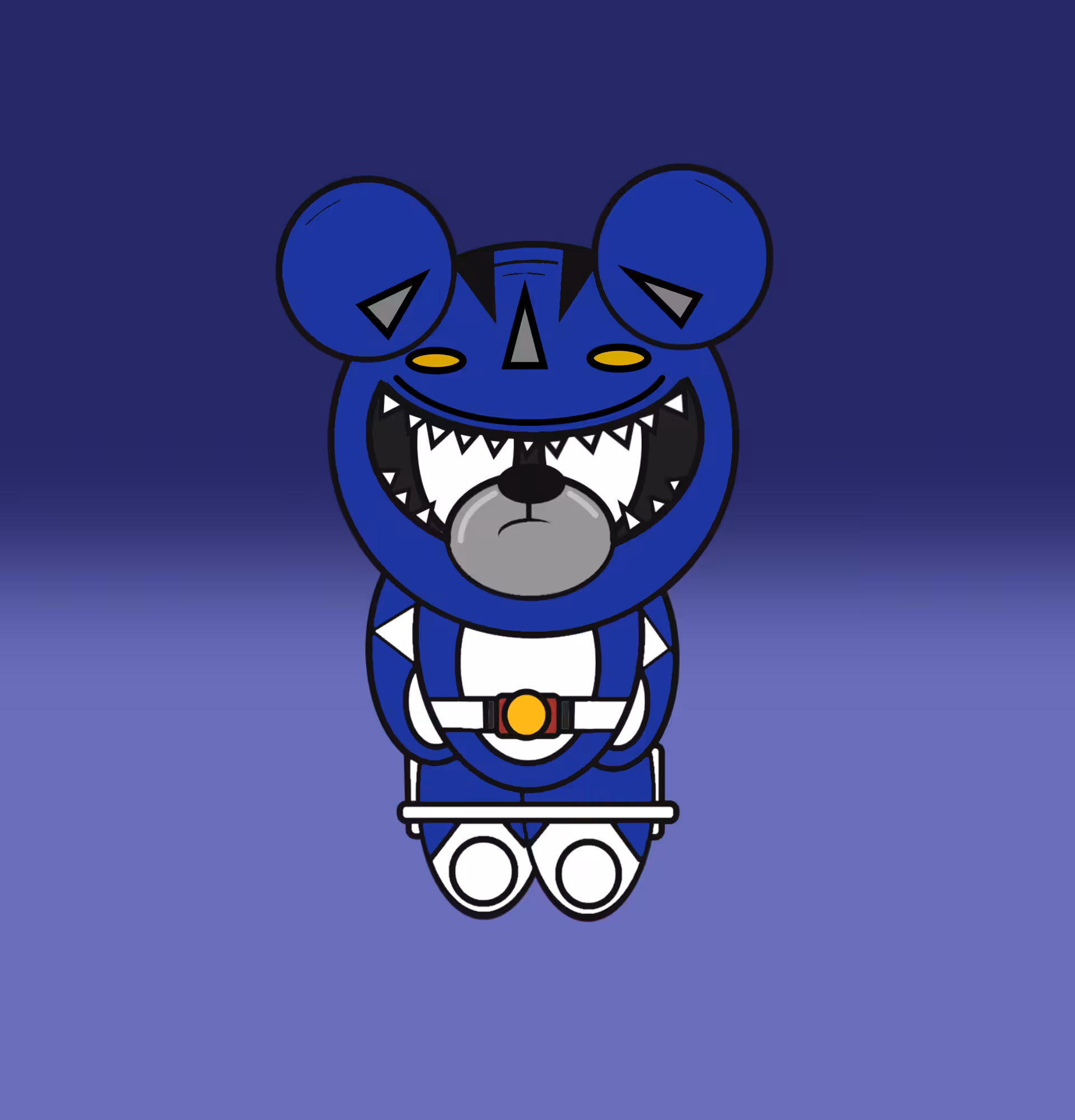 Blue Power-Kuma