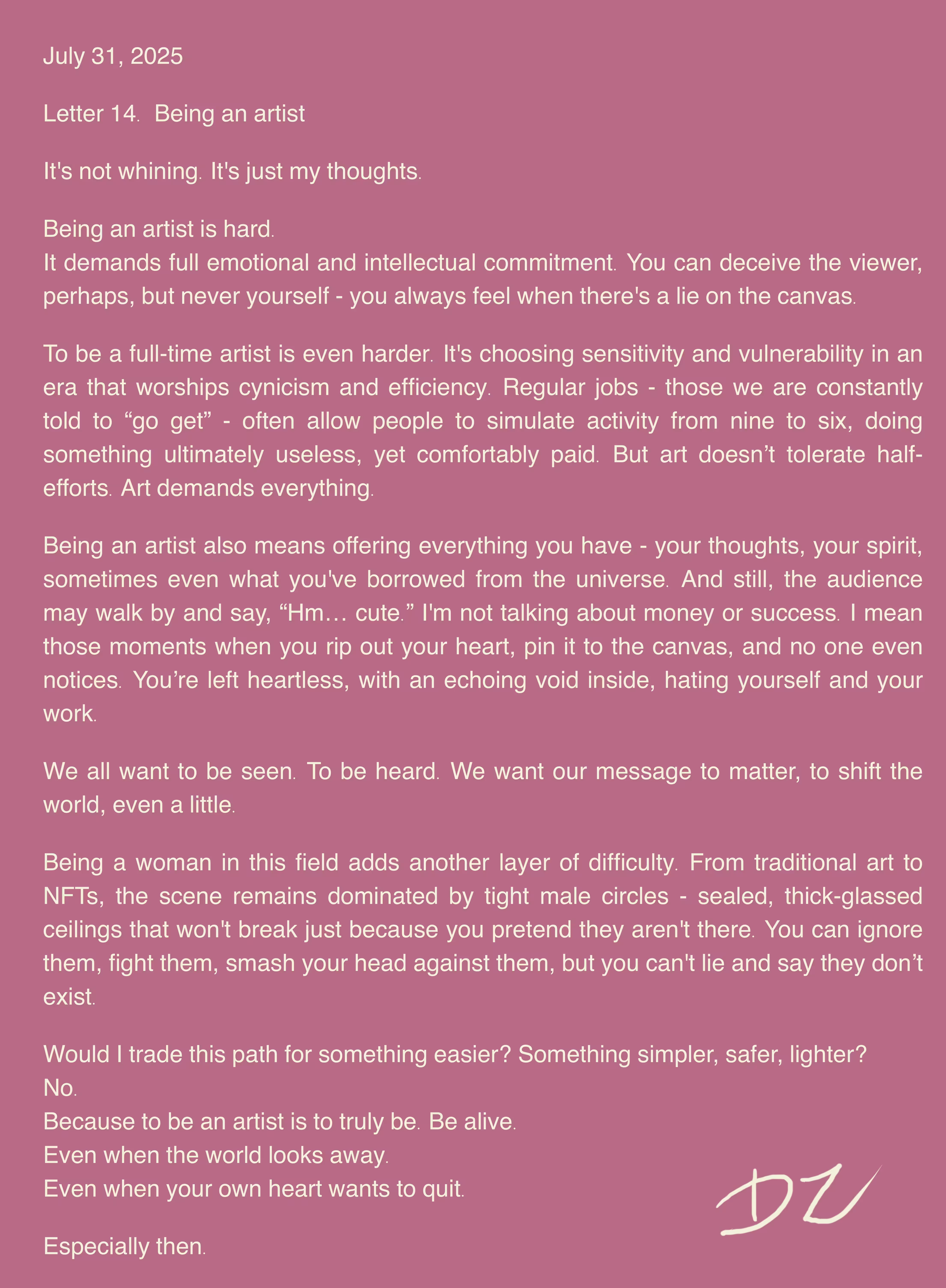 Letter #14
