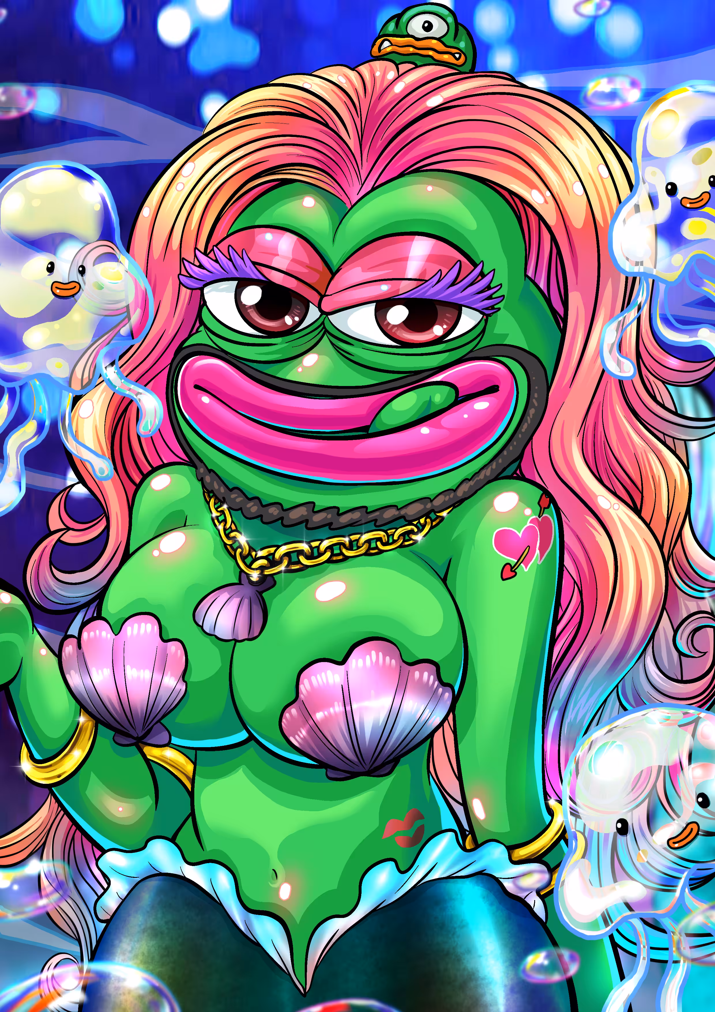 Pepe mermaid / PEPE SERIES : 01