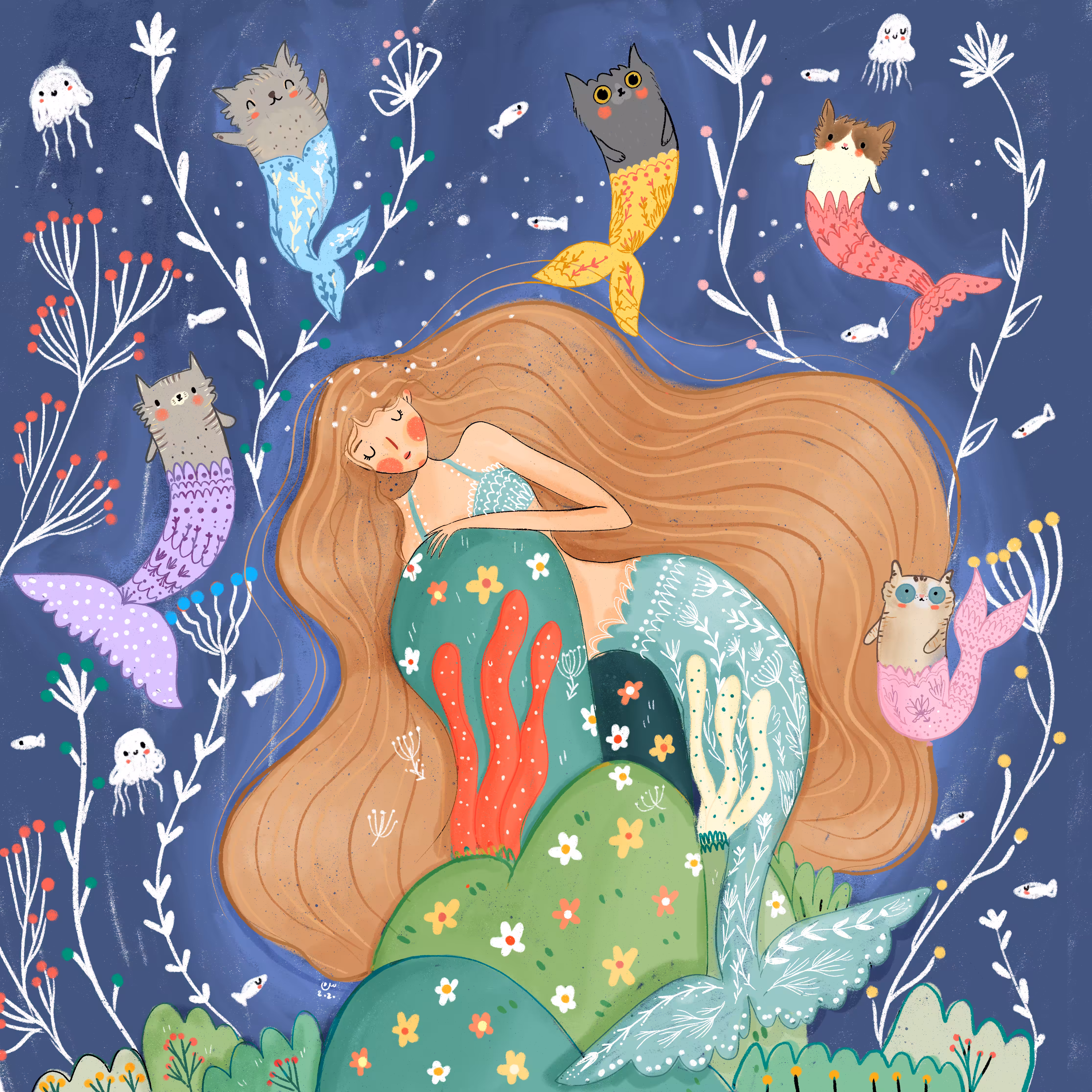 Rescued Mermaids
