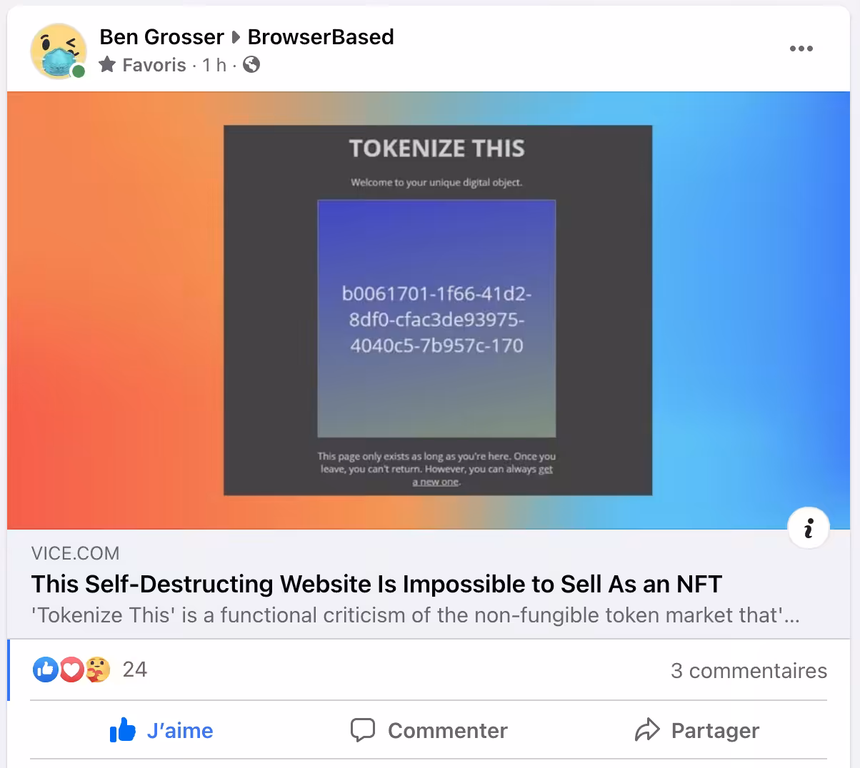 This Self-Destructing Website Is Impossible to Sell As an NFT