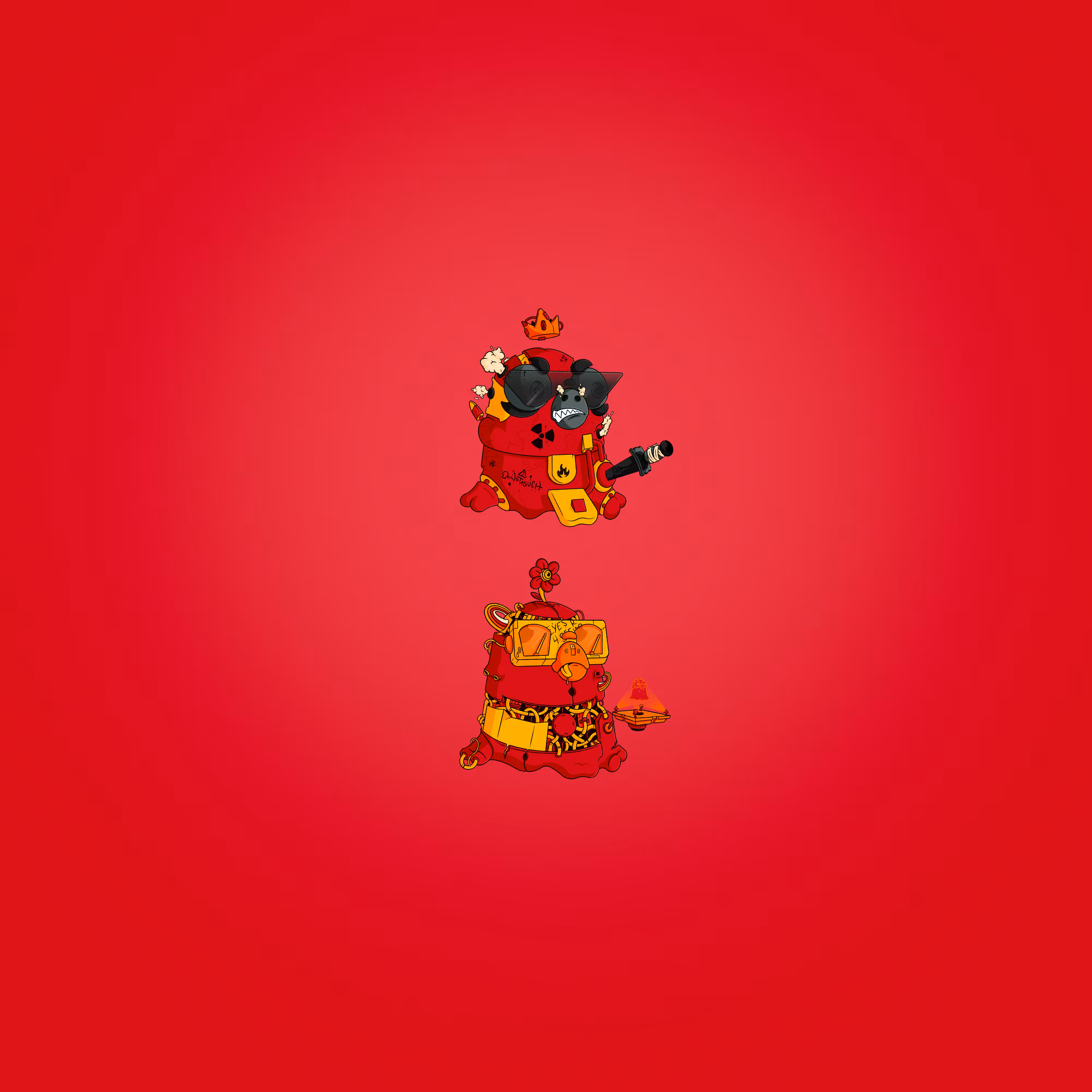 Squabble Heads: Red Plant
