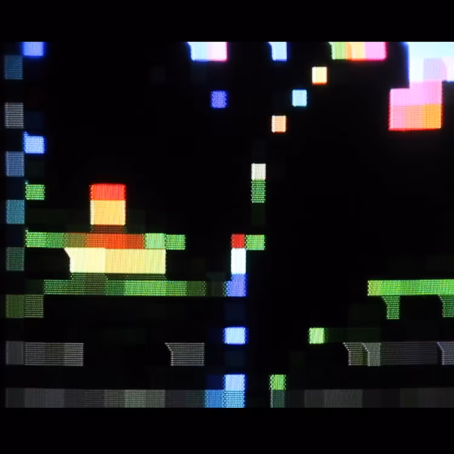 Memories of Rush Hour (Analog Pixel Composition #3)