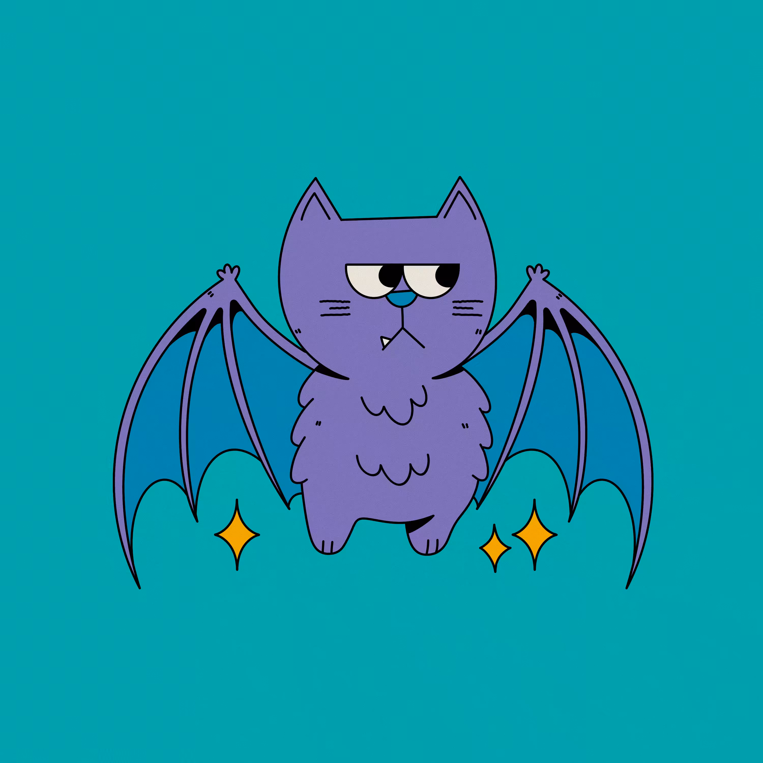 Weird cat - Meowbat