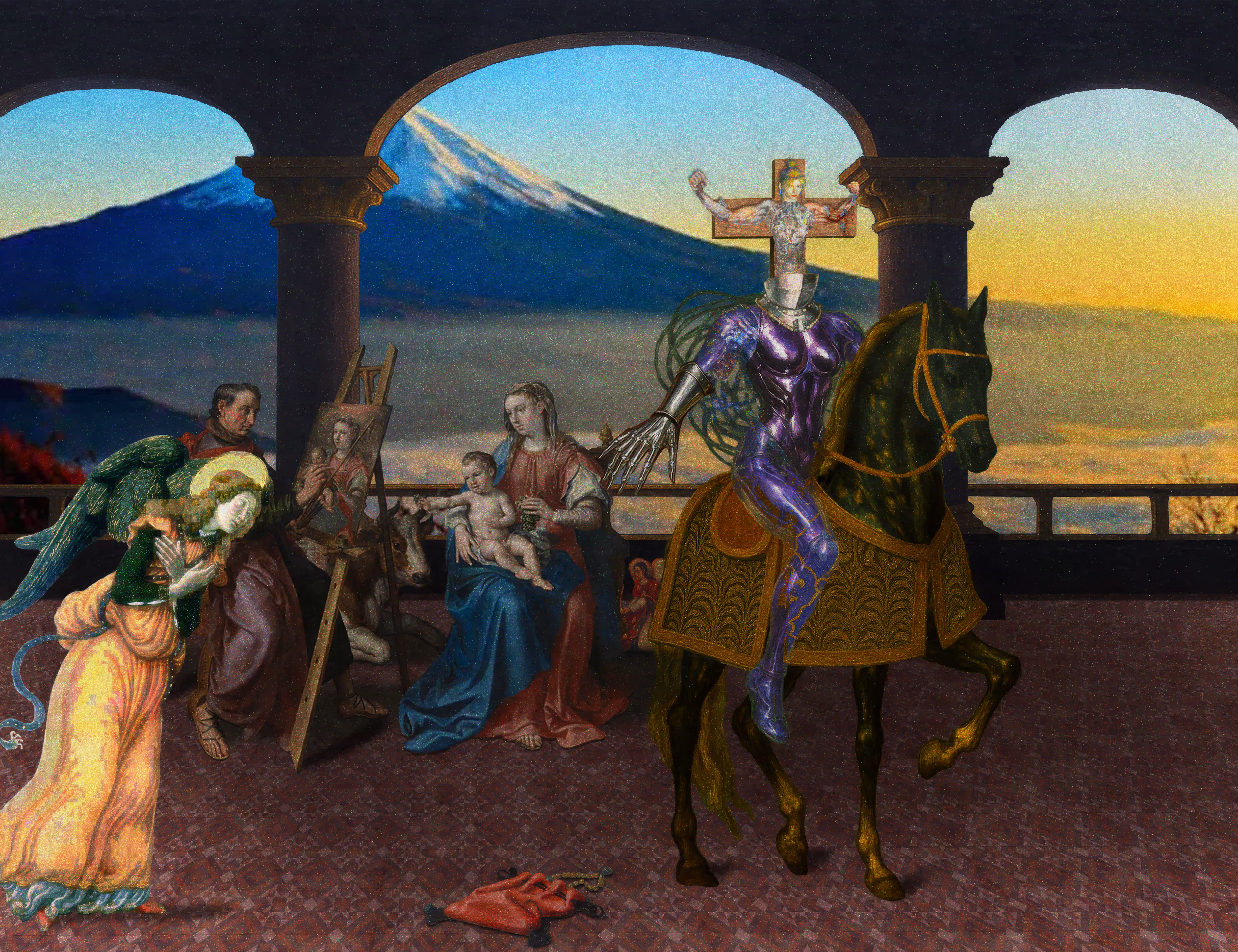 The Pilgrim’s Living Room Crucifixion; Mona Lisa Hyper-Gamble #121
